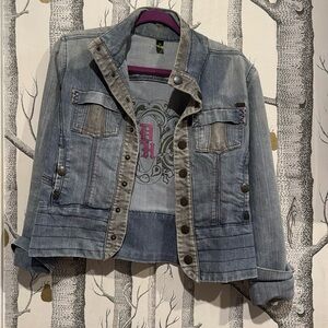 Dollhouse fitted denim jacket M